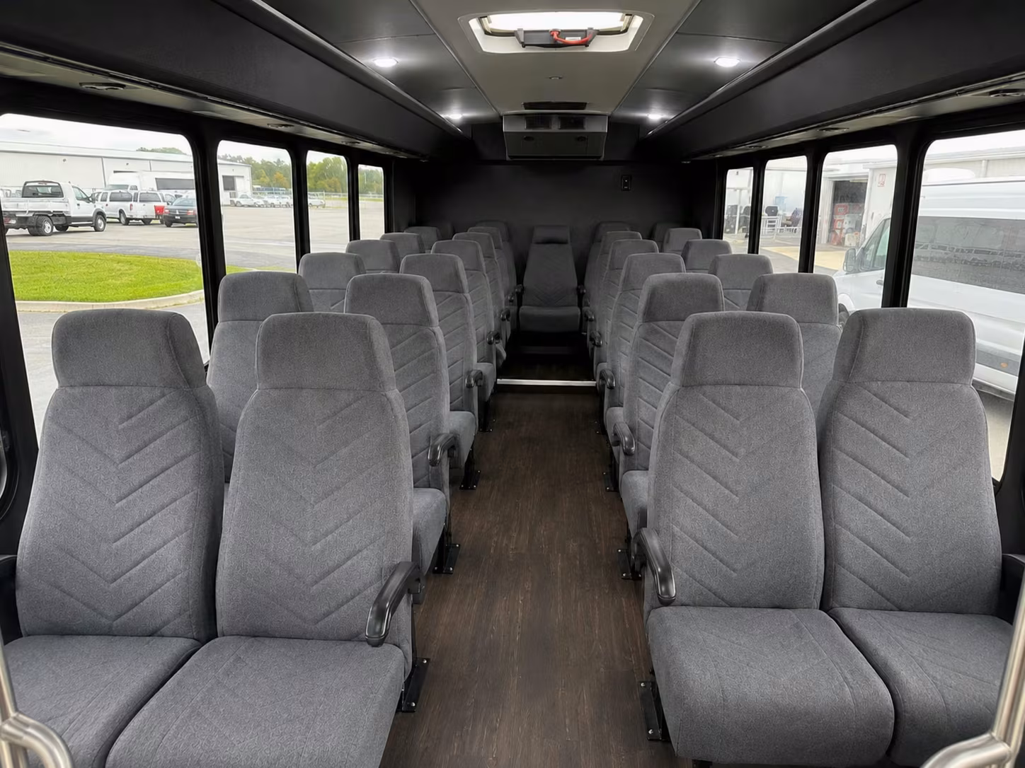18 passenger minibus inside