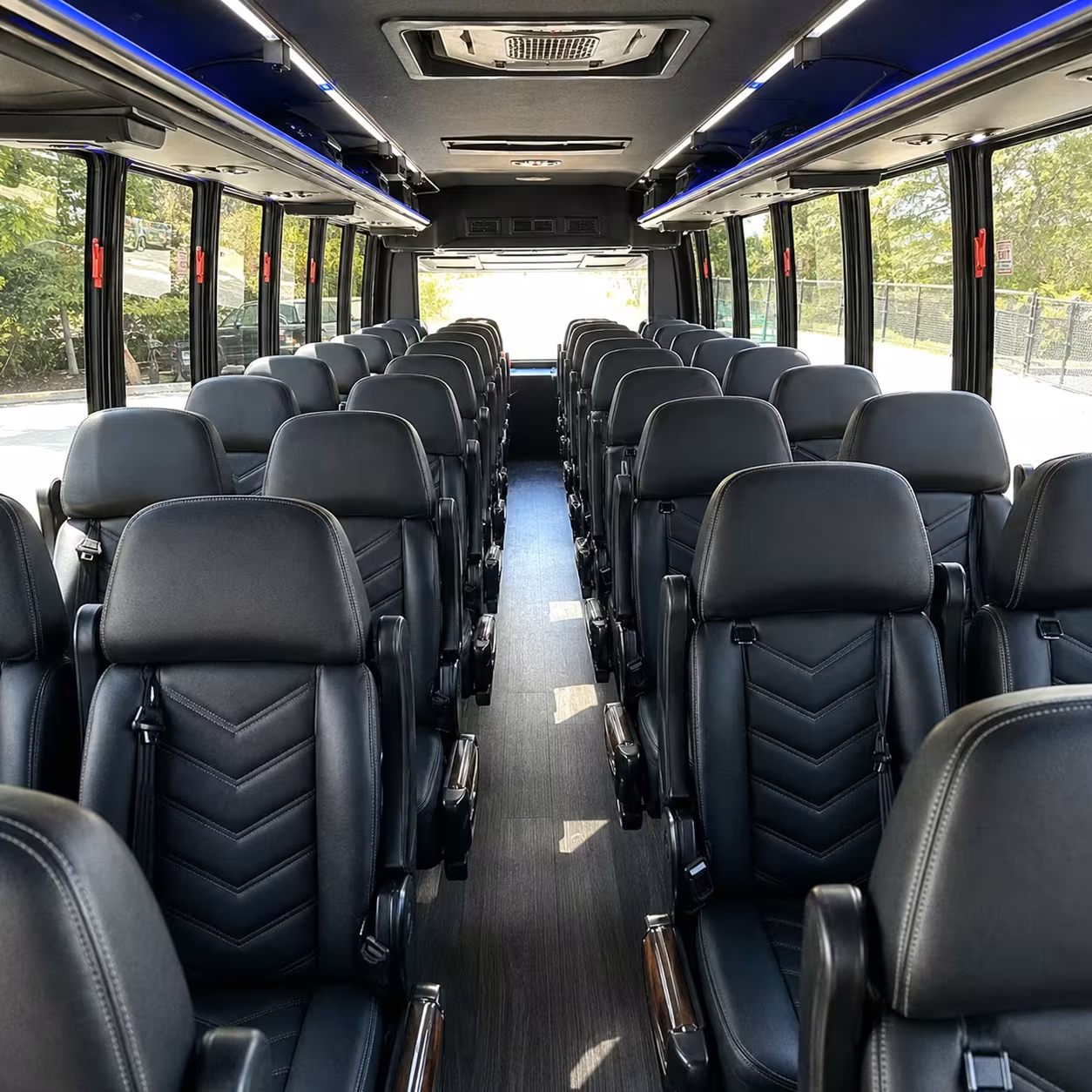 28 passenger minibus inside