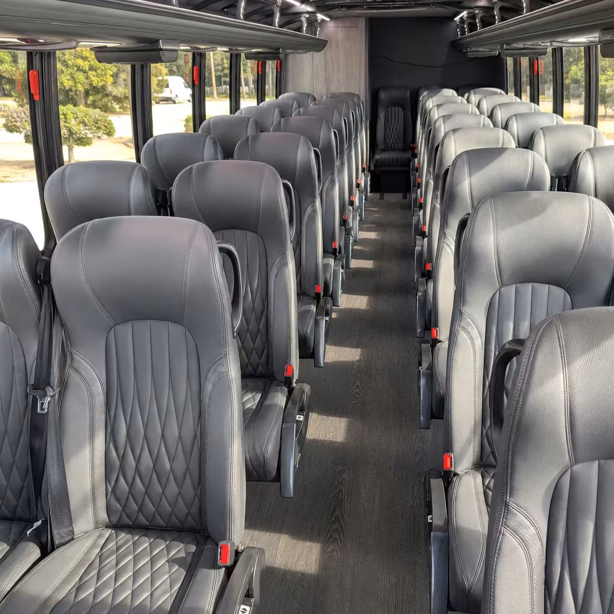 30 passenger minibus interior