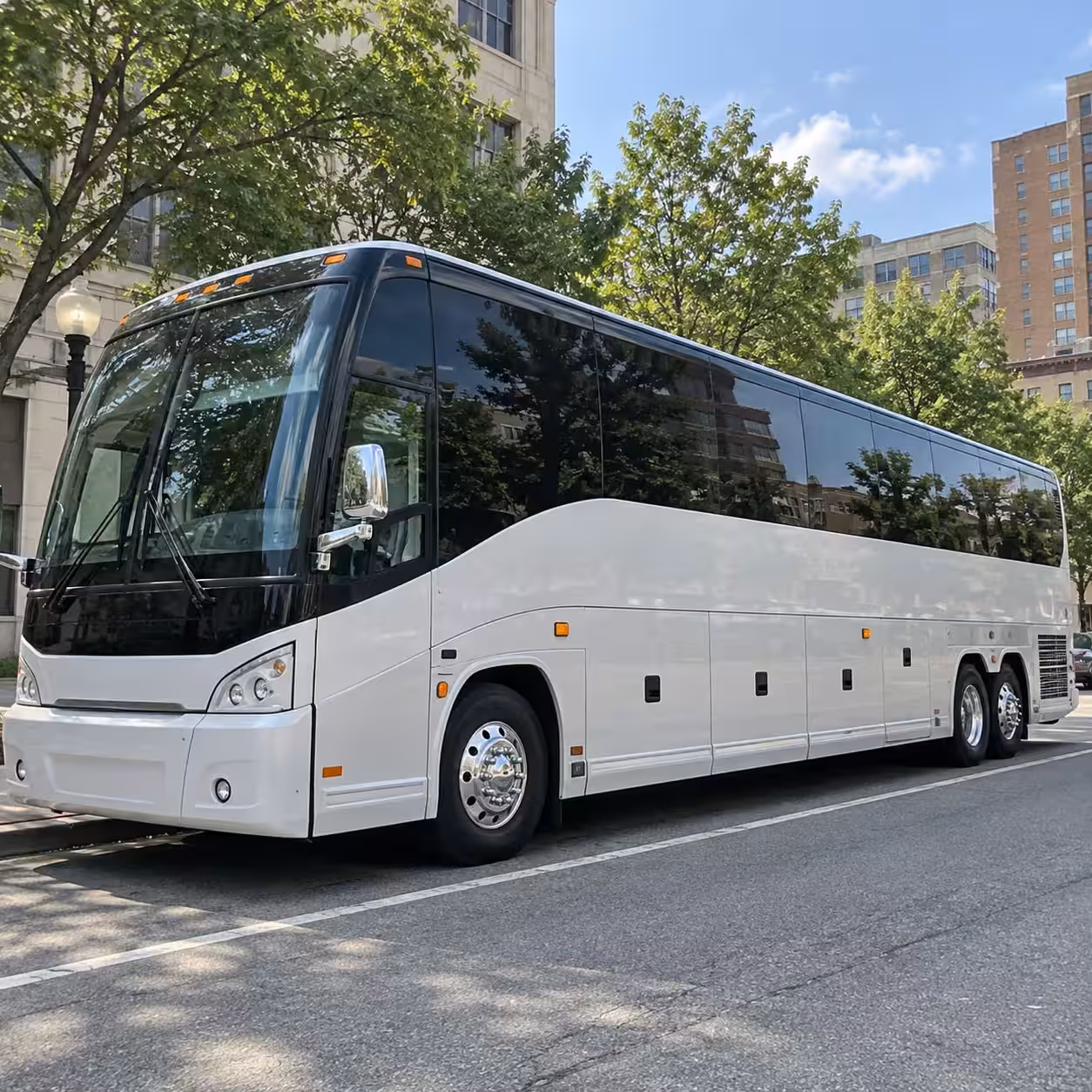 full size charter buses for large scale los angeles school trips