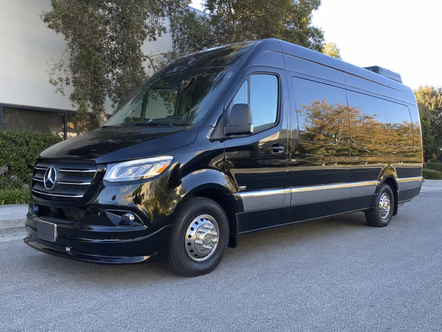 los angeles sprinter van rental with driver