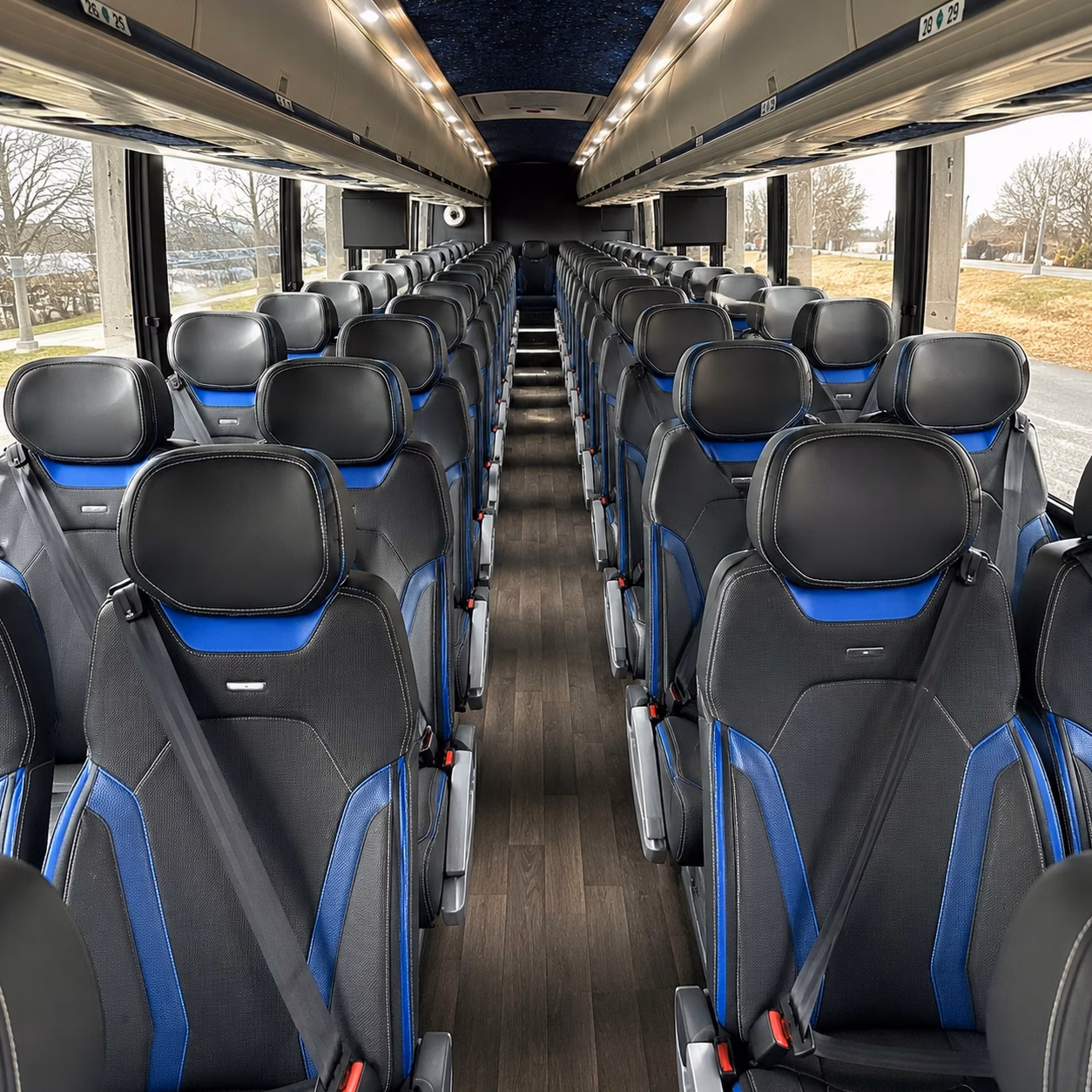 shuttle buses for ceremony to reception transfers across los angeles