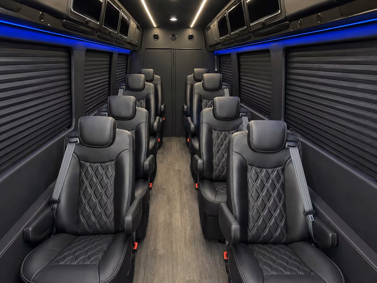sprinter van with driver interior