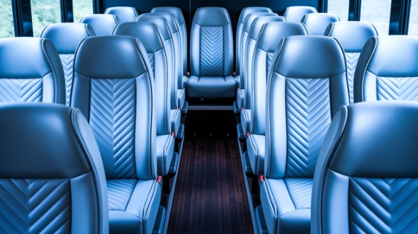 15 passenger minibus interior