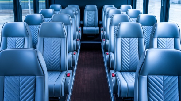 18 passenger minibus interior