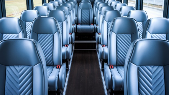 28 passenger minibus interior