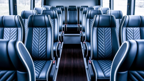 los angeles 20 passenger minibus inside
