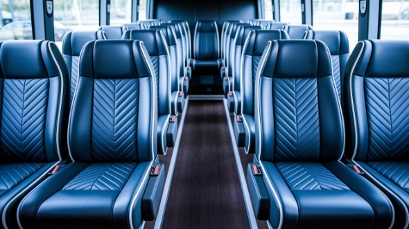 los angeles 25 passenger minibus inside