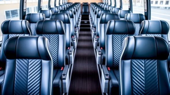 los angeles 54 passenger charter bus rental