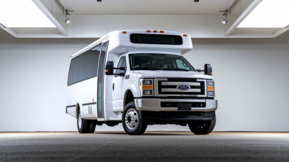 los-angeles construction site shuttle bus service