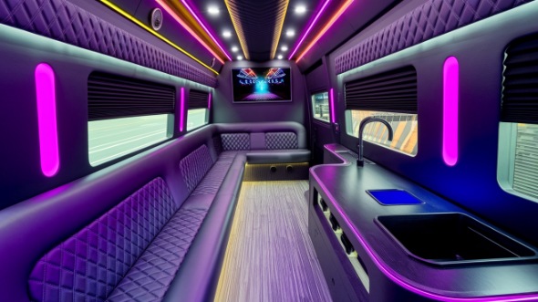 sprinter limo rental interior